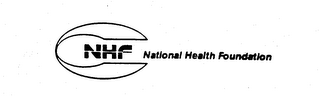 NHF NATIONAL HEALTH FOUNDATION logo