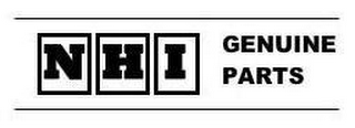 NHI GENUINE PARTS logo
