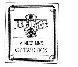 NHL HERITAGE A NEW LINE OF TRADITION logo