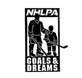 NHLPA GOALS & DREAMS logo