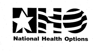 NHO NATIONAL HEALTH OPTIONS logo