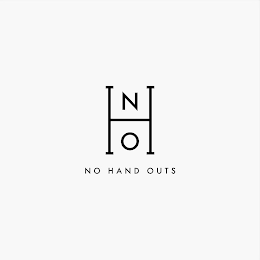 NHO NO HAND OUTS logo