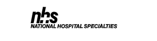 NHS NATIONAL HOSPITAL SPECIALTIES logo