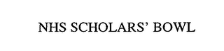 NHS SCHOLARS' BOWL logo