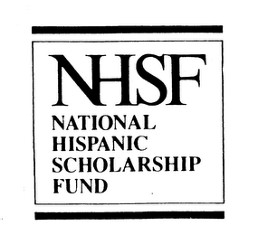 NHSF NATIONAL HISPANIC SCHOLARSHIP FUND logo