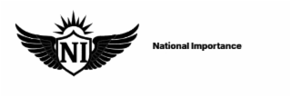 NI NATIONAL IMPORTANCE logo