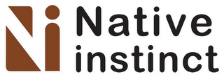 NI NATIVE INSTINCT logo
