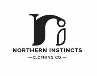 NI NORTHERN INSTINCTS CLOTHING CO. logo