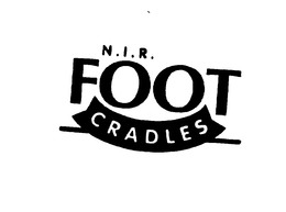 N.I. R.  FOOT CRADLES logo