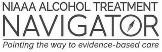 NIAAA ALCOHOL TREATMENT NAVIGATOR POINTING THE WAY TO EVIDENCE-BASED CARE logo