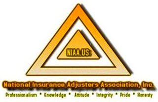 NIAA.US NATIONAL INSURANCE ADJUSTERS ASSOCIATION, INC. PROFESSIONALISM · KNOWLEDGE · ATTITUDE · INTEGRITY · PRIDE · HONESTY logo