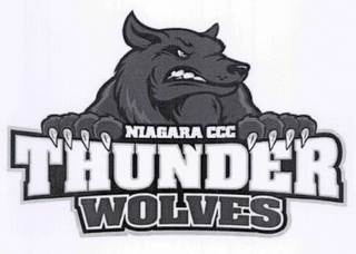NIAGARA CCC THUNDER WOLVES logo