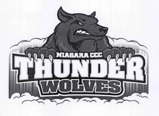 NIAGARA CCC THUNDER WOLVES logo