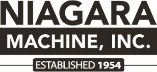 NIAGARA MACHINE, INC. ESTABLISHED 1954 logo
