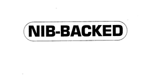 NIB-BACKED logo