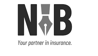 NIB YOUR PARTNER IN INSURANCE. logo