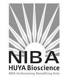 NIBA HUYA BIOSCIENCE NDA IN-LICENSING BENEFITING ASIA logo