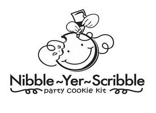 NIBBLE-YER-SCRIBBLE PARTY COOKIE KIT logo