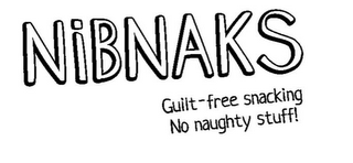 NIBNAKS GUILT-FREE SNACKING NO NAUGHTY STUFF! logo