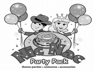 NIC NAC PARTY PACK THEME PARTIES · COSTUMES · ACCESSORIES logo