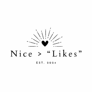 NICE > "LIKES" EST. 2024 logo