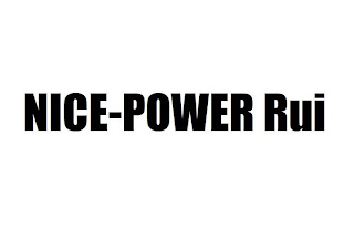 NICE-POWER RUI logo