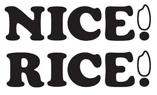 NICE! RICE! logo
