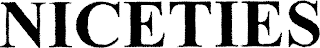 NICETIES logo