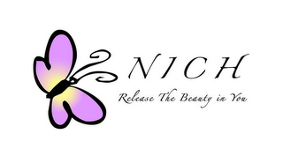 NICH RELEASE THE BEAUTY IN YOU logo