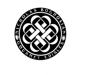 NICHOLAS BOGHOSIAN GOURMET EDIBLES logo