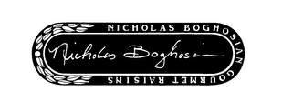 NICHOLAS BOGHOSIAN GOURMET RAISINS logo