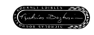 NICHOLAS BOGHOSIAN NICHOLAS BOGHOSIAN GOURMET EDIBLES logo
