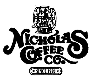 NICHOLAS COFFEE CO. SINCE 1920