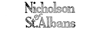 NICHOLSON OF ST. ALBANS logo