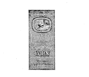 NICHOLSONS LAMPLIGHTER DISTILLED ENGLISH DRY GIN logo
