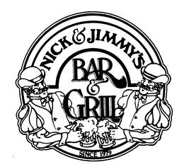 NICK & JIMMY'S BAR & GRILL SINCE 1979 logo