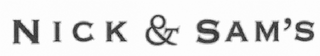 NICK & SAM'S logo
