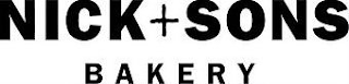 NICK + SONS BAKERY logo