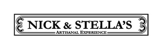 NICK & STELLA'S ARTISANAL EXPERIENCE logo