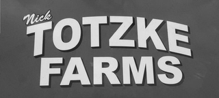 NICK TOTZKE FARMS logo