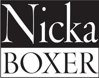 NICKA BOXER logo