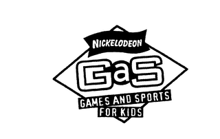 NICKELODEON GAS GAMES AND SPORTS FOR KIDS logo