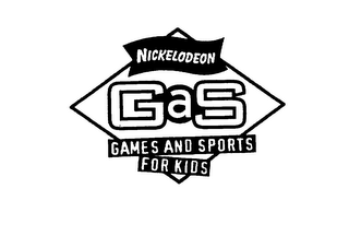 NICKELODEON GAS GAMES AND SPORTS FOR KIDS logo