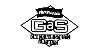 NICKELODEON GAS GAMES AND SPORTS FOR KIDS logo