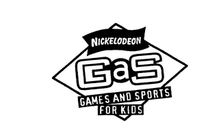 NICKELODEON GAS GAMES AND SPORTS FOR KIDS logo