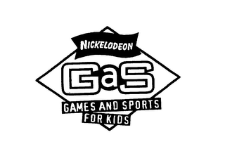 NICKELODEON GAS GAMES AND SPORTS FOR KIDS logo