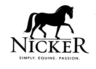 NICKER SIMPLY. EQUINE. PASSION. logo