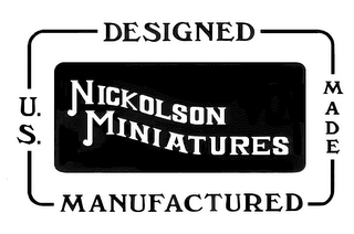 NICKOLSON MINIATURES logo