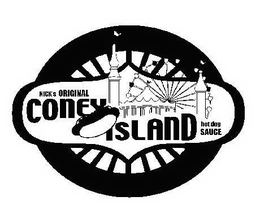 NICK'S ORIGINAL CONEY ISLAND HOTDOG SAUCE logo