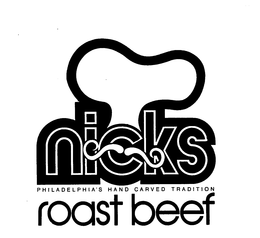 NICKS PHILADELPHIA'S HAND CARVED TRADITION ROAST BEEF logo